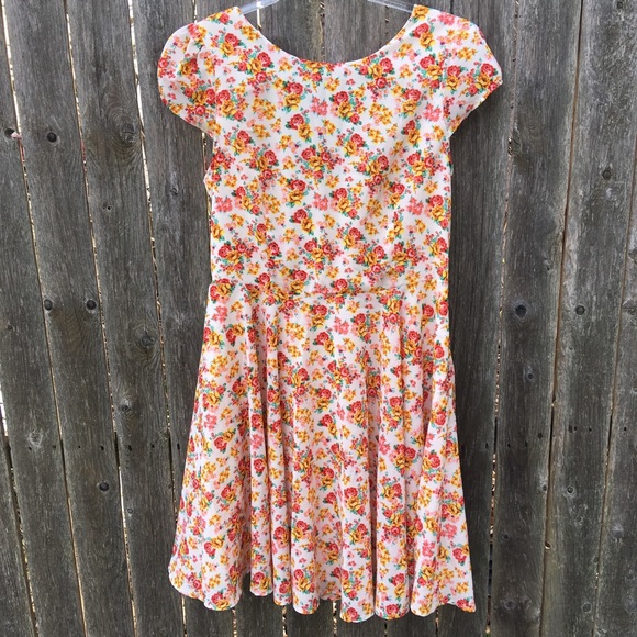 Forever 21 Dresses & Skirts - F21 | Retro Peach Summer Dress